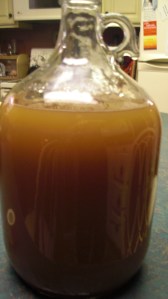 About to be hard apple cider